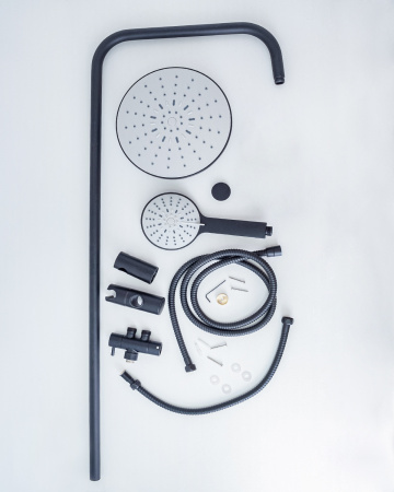 Душевая стойка Agger Breeze A0193544 черный матовый